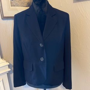 Rafaella Black Suit Jacket. Fully lined with two front pockets
